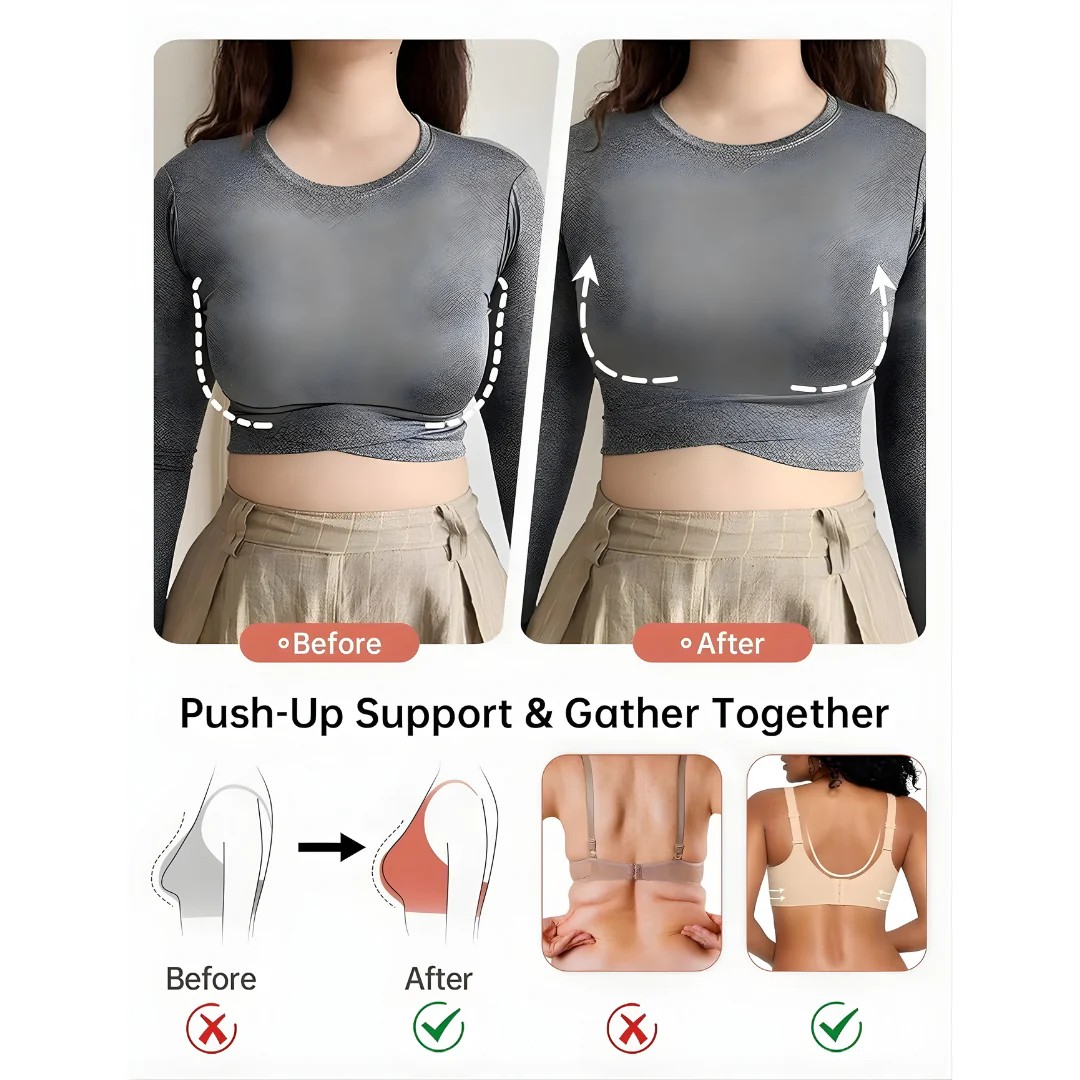 Second Skin Lift Bra – Wireless Invisible Comfort with Natural Push-Up Support 50% OFF! - Image 5