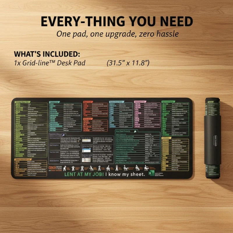 Gridline™ Excel & Office Shortcut Reference Desk Pad - 50% OFF - Image 4