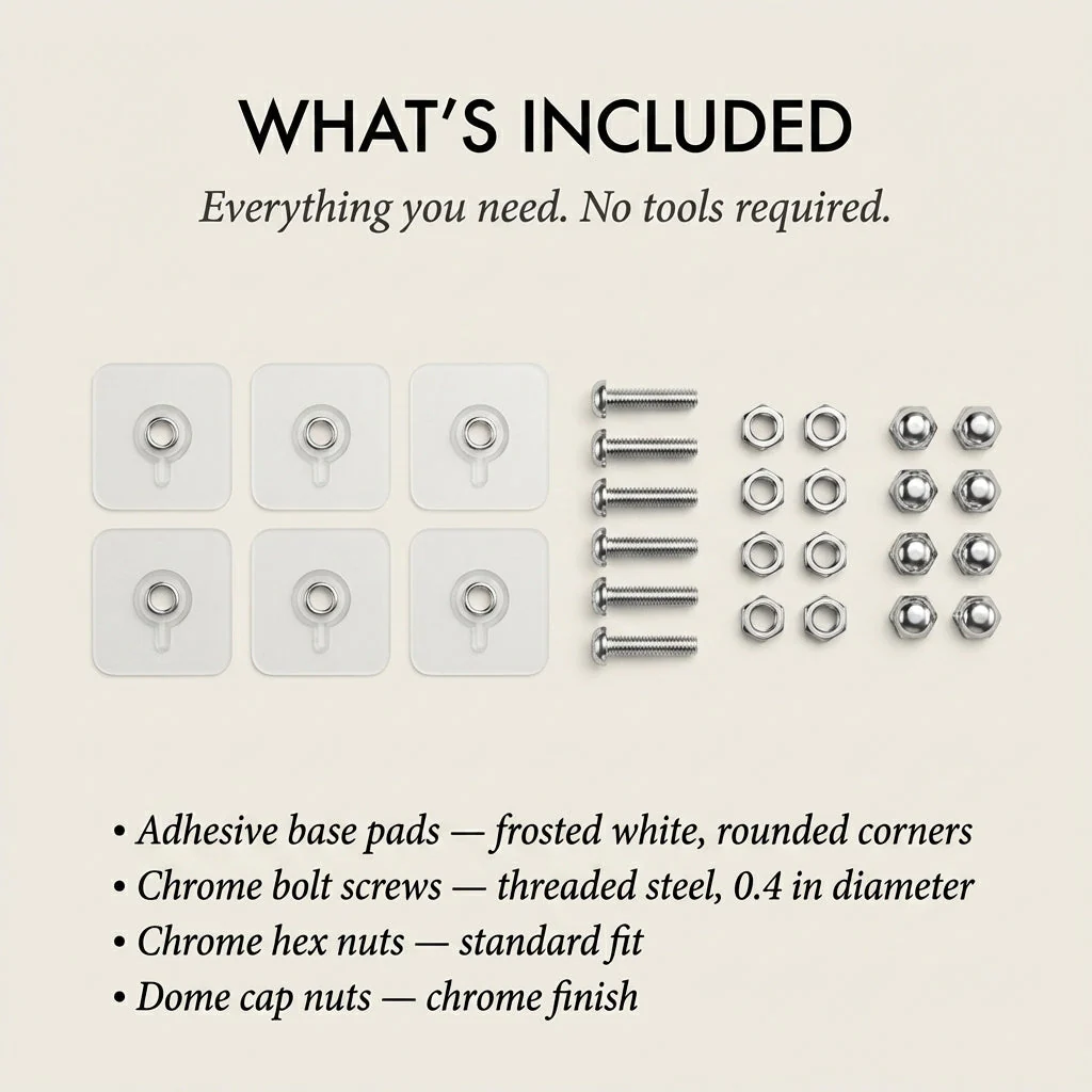 Gripholt™ – No-Drill Adhesive Screw Mount Wall Stickers + 50% OFF - Image 5