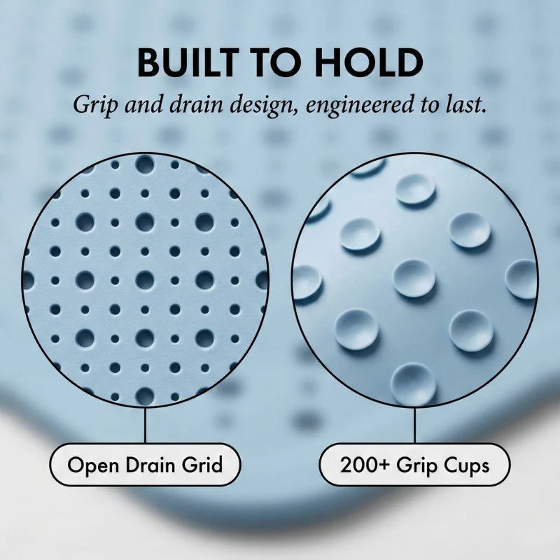 Gripstead™ – Non-Slip Shower Safety Mat with Suction Cups & Fast-Drain Design + 50% OFF - Image 3