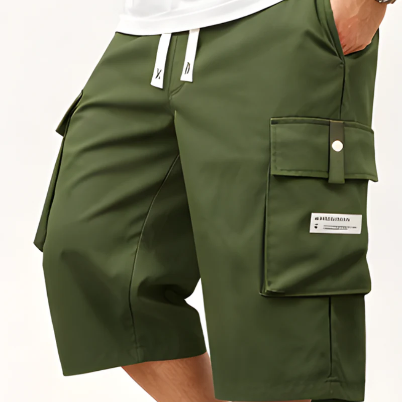 Haul™ – Elastic Drawstring Waist Cargo Shorts for Men + 50% OFF - Image 8