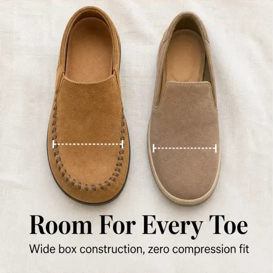 Hearthen™ – Hand-Stitched Suede Slip-On Comfort Mules + 50% OFF - Image 10