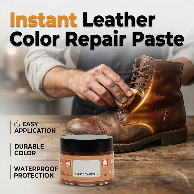 Hidewell™ – Waterproof Color-Restore Paste for Leather Shoes, Bags & Furniture + 50% OFF