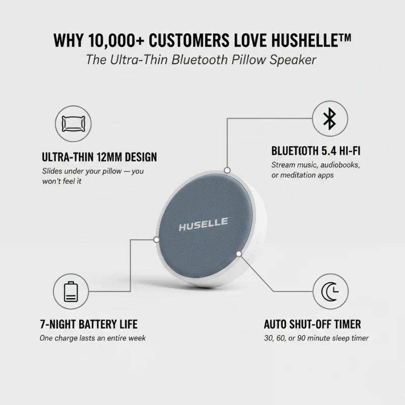 Hushelle™ – Ultra-Thin Bluetooth Under-Pillow Sleep Speaker + 50% OFF - Image 5
