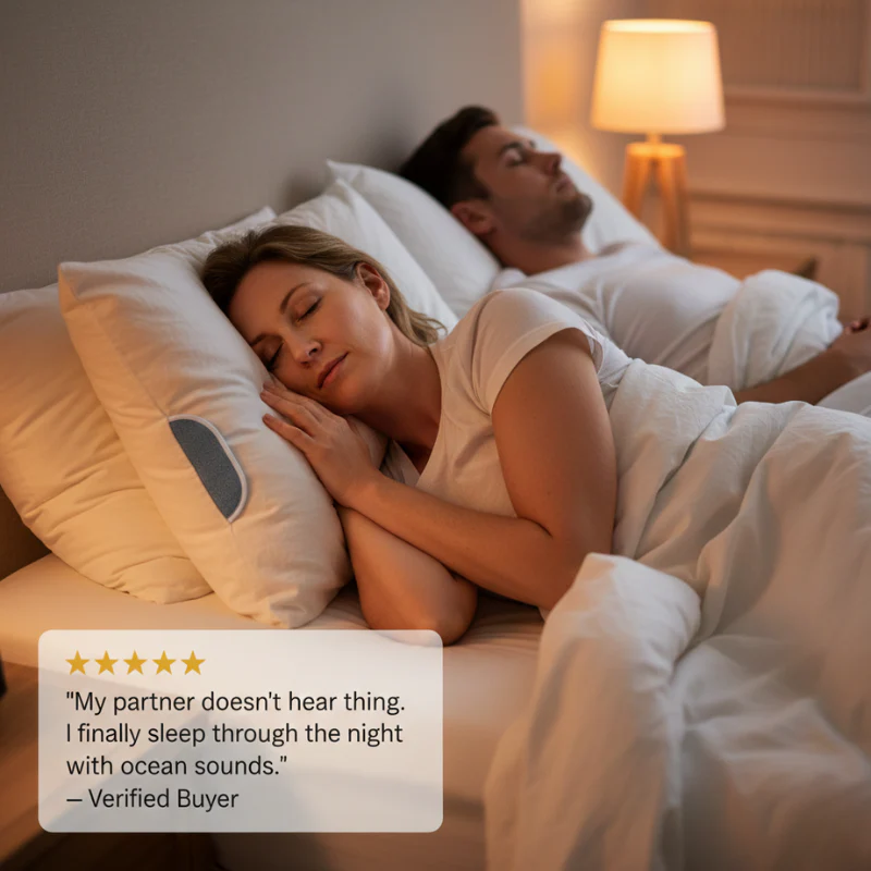 Hushelle™ – Ultra-Thin Bluetooth Under-Pillow Sleep Speaker + 50% OFF - Image 6