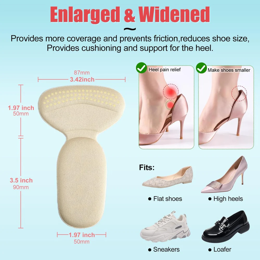 Hushstep™ – Cushioned Anti-Slip Heel Liners & Forefoot Pads + 1+1 FREE - Image 3