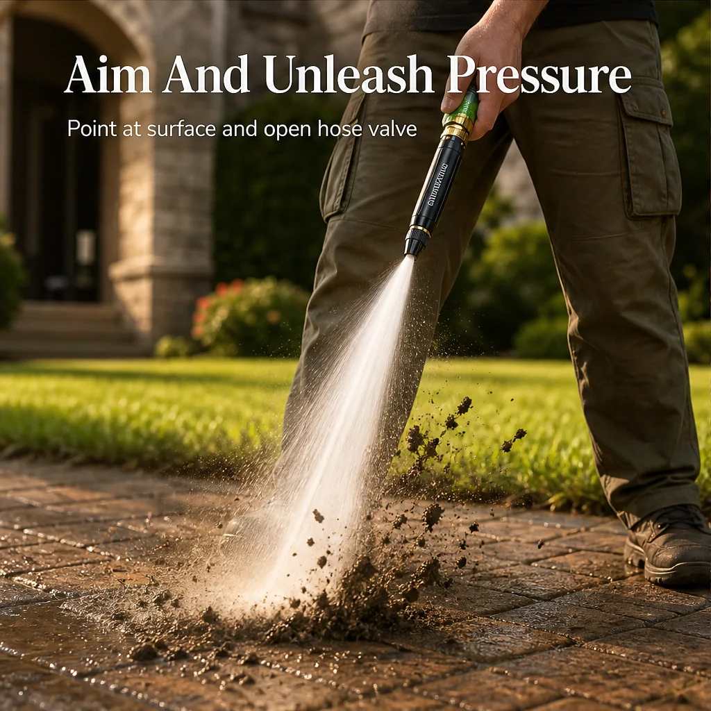 Hydroforge™ – Stainless Steel High-Pressure Jet Nozzle for Garden Hose + 50% OFF - Image 3