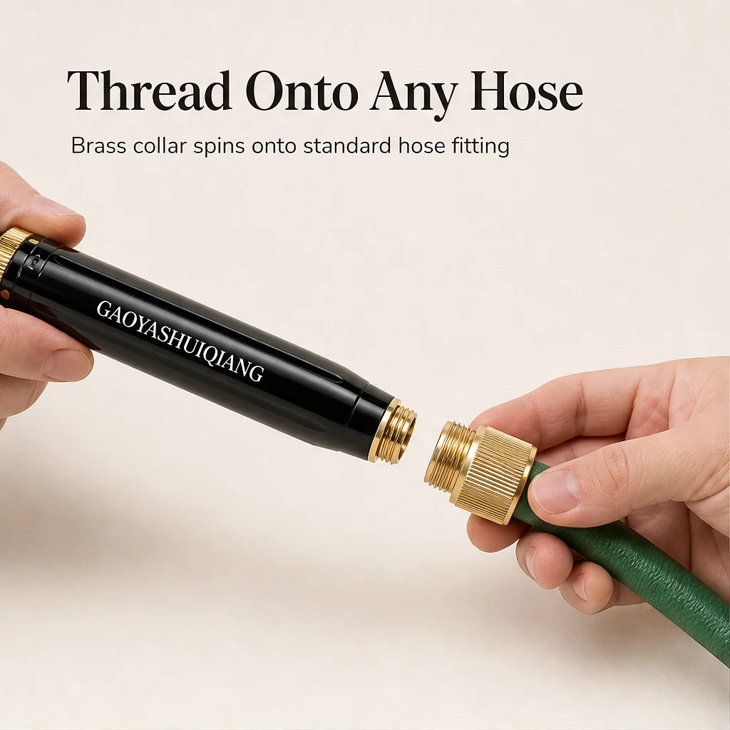 Hydroforge™ – Stainless Steel High-Pressure Jet Nozzle for Garden Hose + 50% OFF - Image 4
