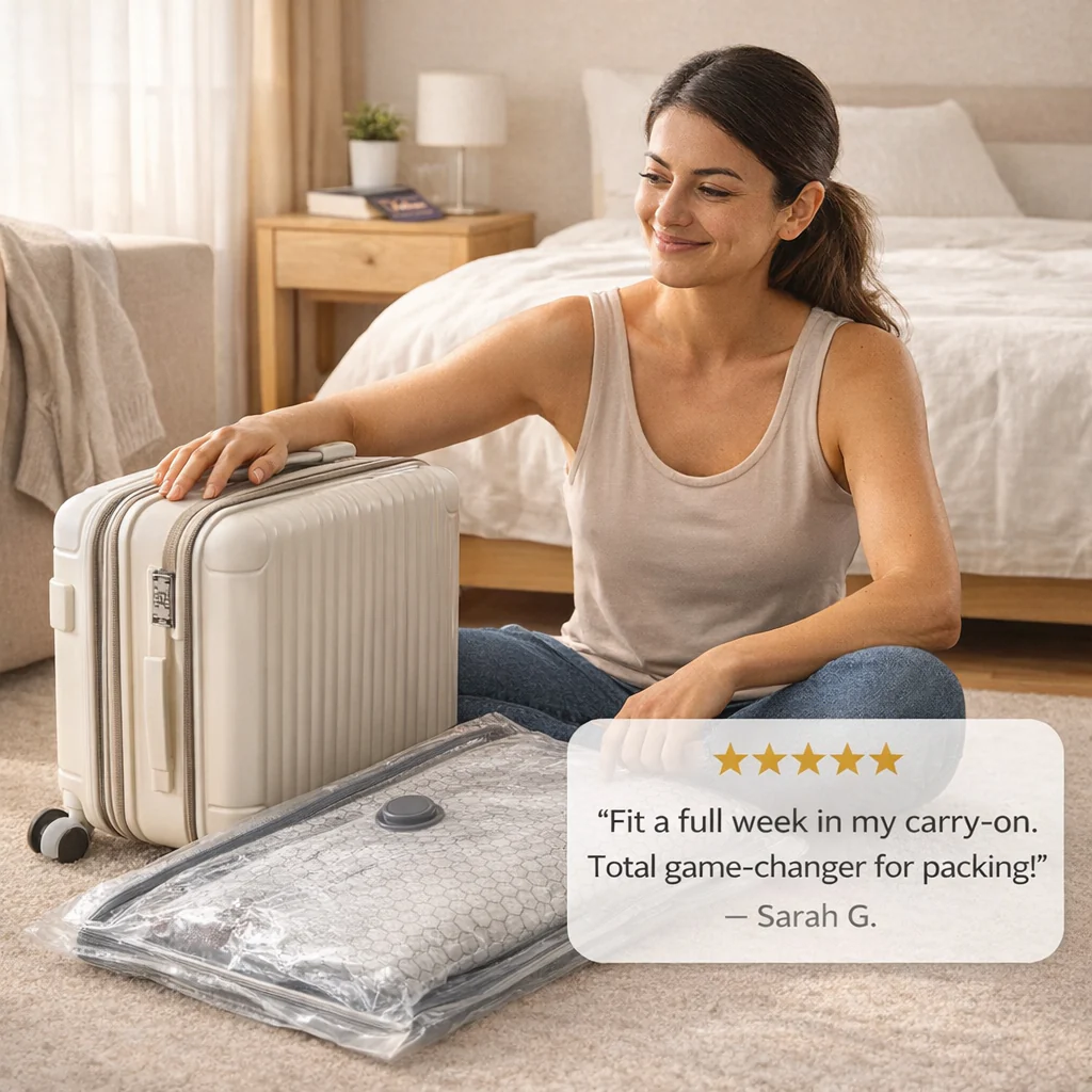 Jetpress™ – Wireless Vacuum Compression Bag Set with Rechargeable Pump - 50% OFF - Image 7
