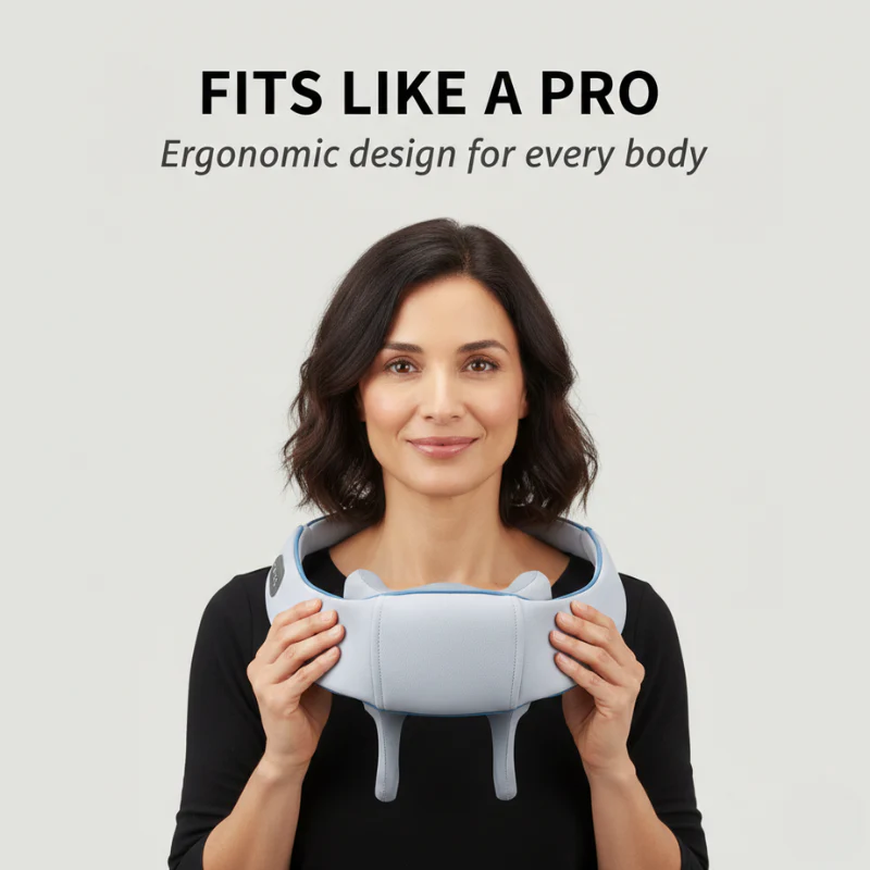 Knotera™ – 4D Deep-Tissue Shiatsu Neck & Shoulder Massager with Heat + 50% OFF - Image 2