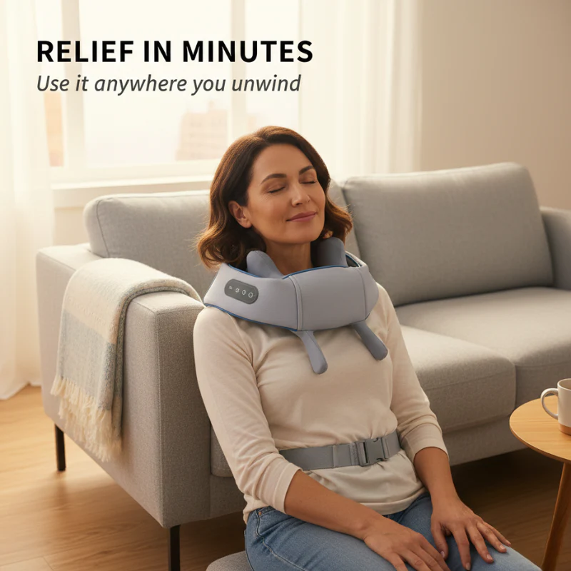 Knotera™ – 4D Deep-Tissue Shiatsu Neck & Shoulder Massager with Heat + 50% OFF - Image 6