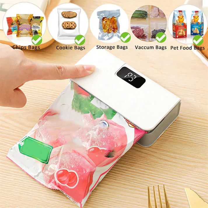Krispen™ – 2-in-1 Rechargeable Mini Bag Sealer & Cutter with 6 Heat Settings + 50% OFF - Image 4