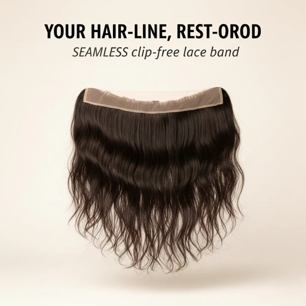 Lacelle™ – Seamless Clip-Free Lace Hairline Band + 50% OFF