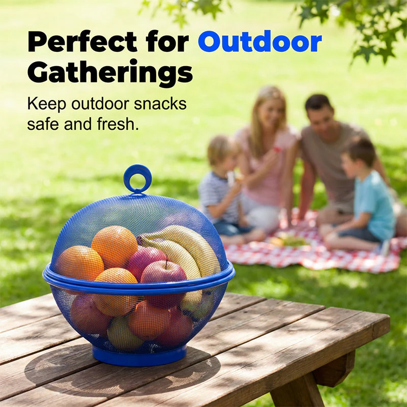 Larder™ – Breathable Mesh Fruit Basket with Lid & Built-In Colander + 50% OFF - Image 8