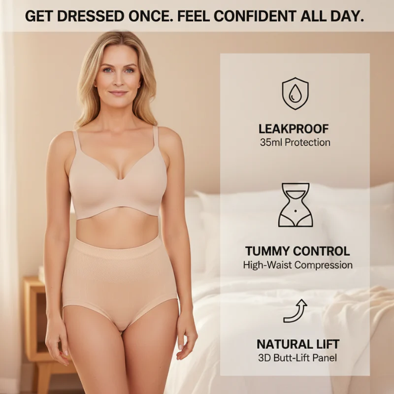 Leakproof High-Waist Tummy-Control Butt-Lifting Panties + 50% OFF - Image 5