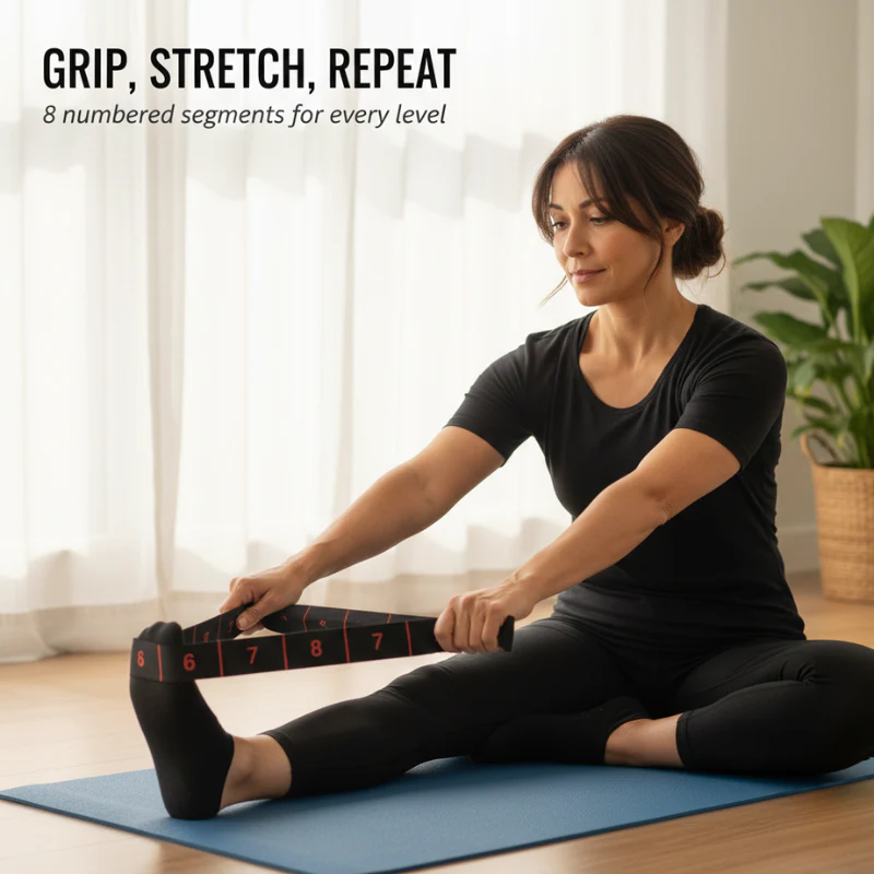 Limbera™ – 8-Segment Numbered Stretching & Yoga Resistance Band + 50% OFF - Image 2