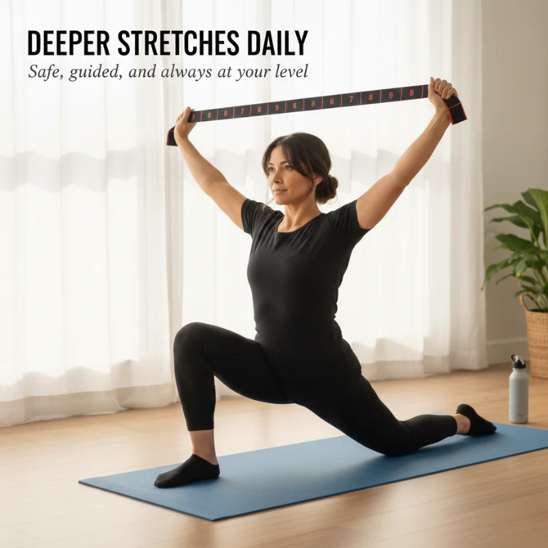 Limbera™ – 8-Segment Numbered Stretching & Yoga Resistance Band + 50% OFF - Image 3
