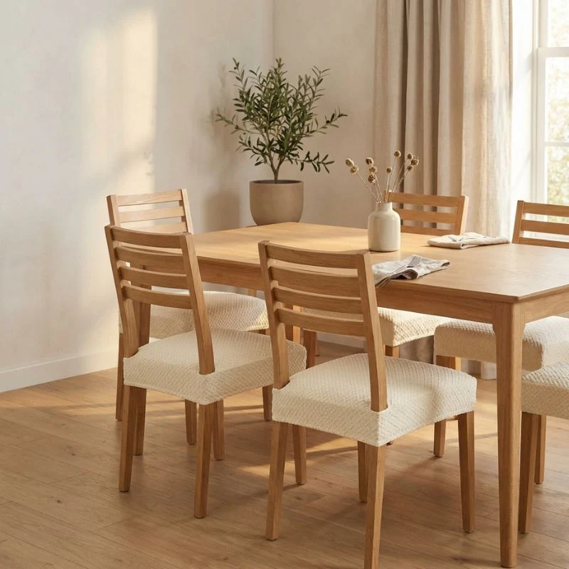 Loomfield™ – Waterproof Stretch Jacquard Dining Chair Seat Cover + 50% OFF - Image 10