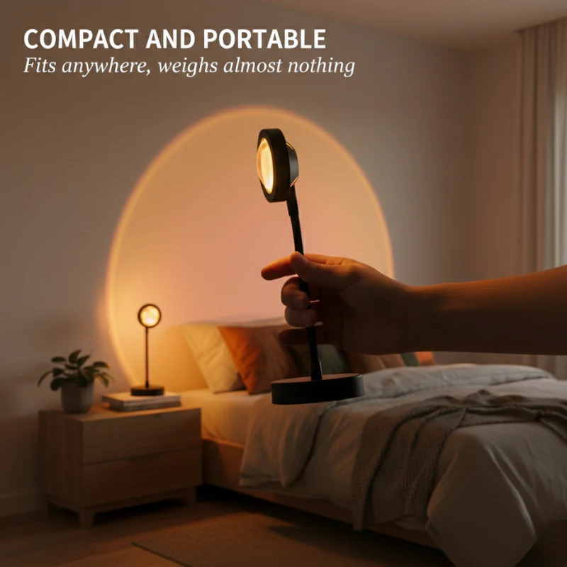 Lumivane™ – 64-Color Sunset Projector Lamp with Remote Control & 180° Adjustable Head + 50% OFF - Image 2