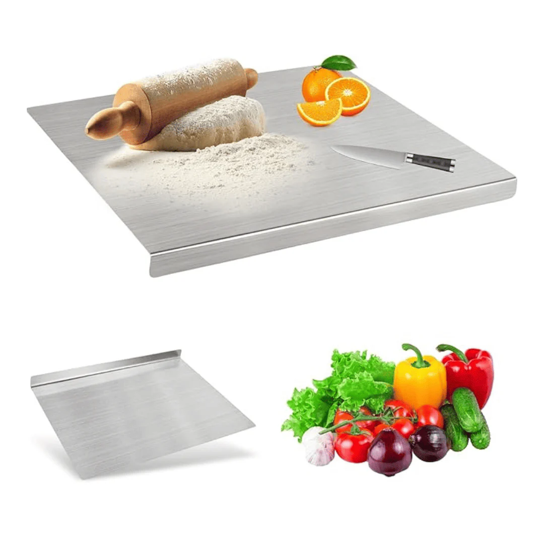 Mise⢠ā Non-Porous 316 Stainless Steel Cutting Board with Double-Sided Prep Surface + 50% OFF