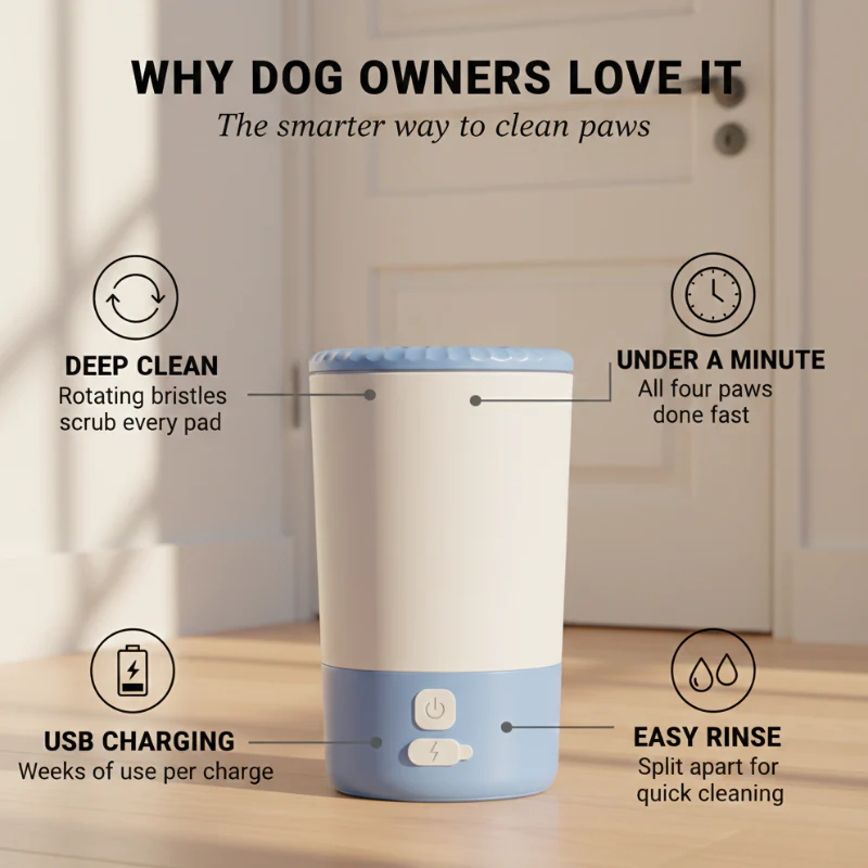 Mudwell™ – Automatic Electric Paw Cleaner for Dogs + 50% OFF - Image 3