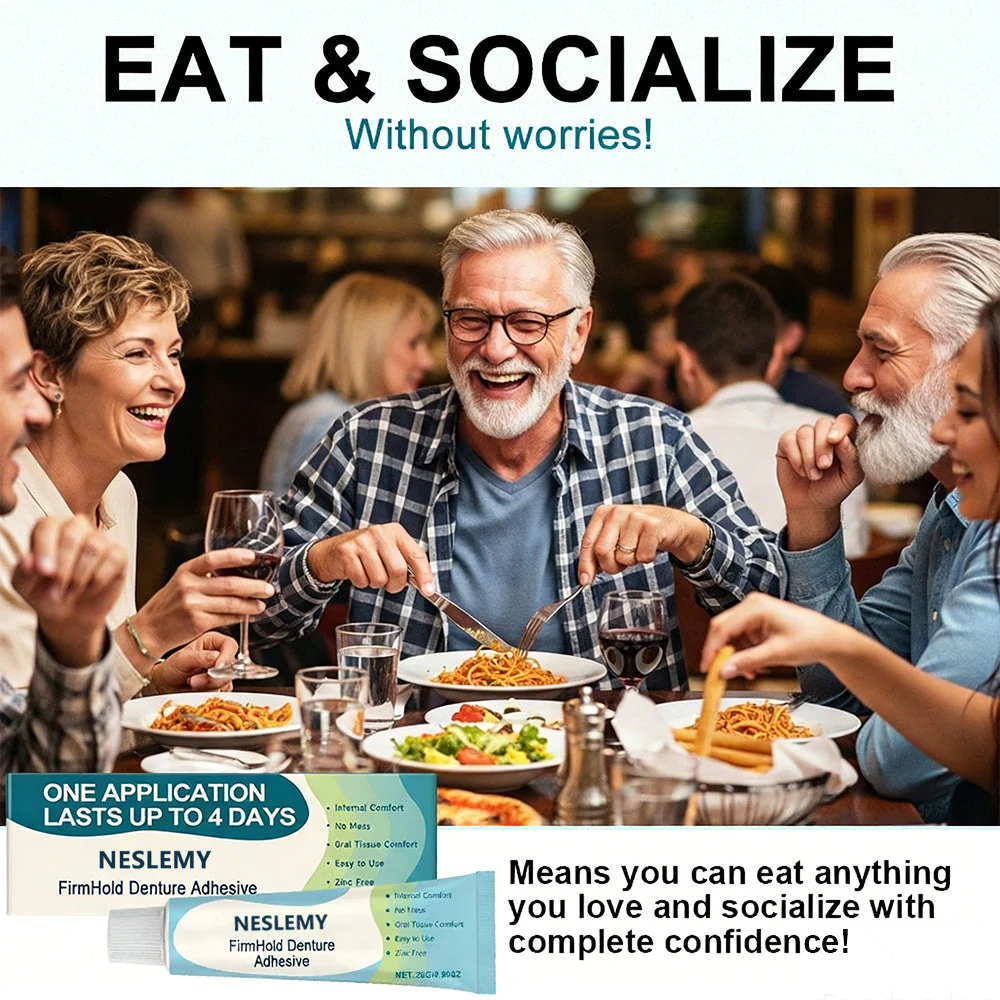 NESLEMY DENTURE-LOCK — SECURE YOUR SMILE ALL DAY — 50% OFF - Image 6