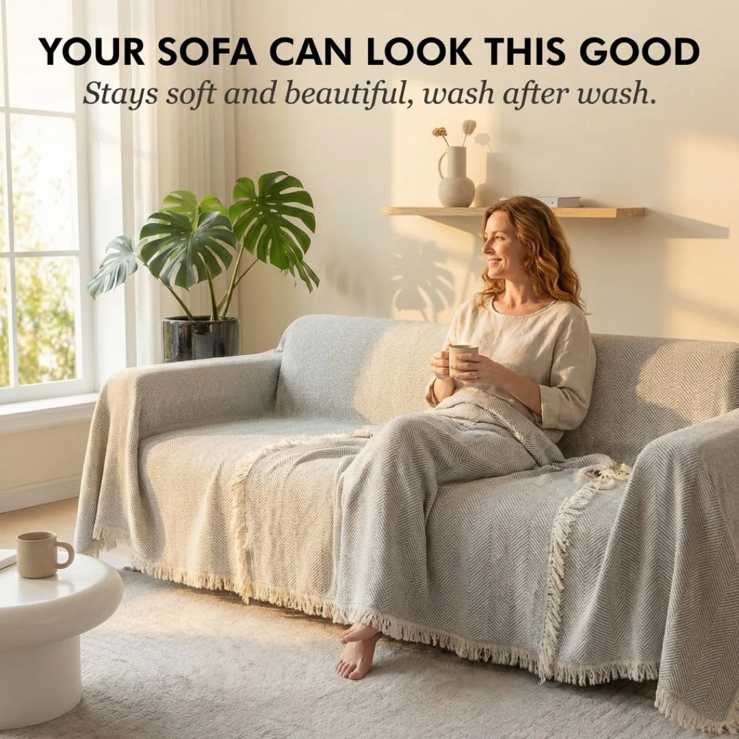 Nestwell™ – Scratch-Resistant Chenille Sofa Blanket & Washable Couch Cover + 50% OFF - Image 2