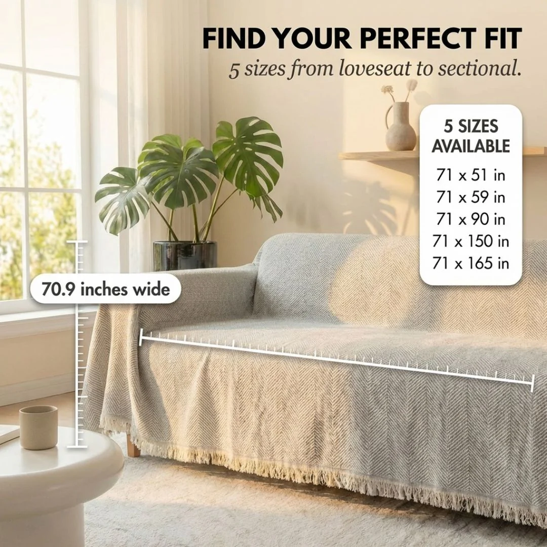 Nestwell™ – Scratch-Resistant Chenille Sofa Blanket & Washable Couch Cover + 50% OFF - Image 4