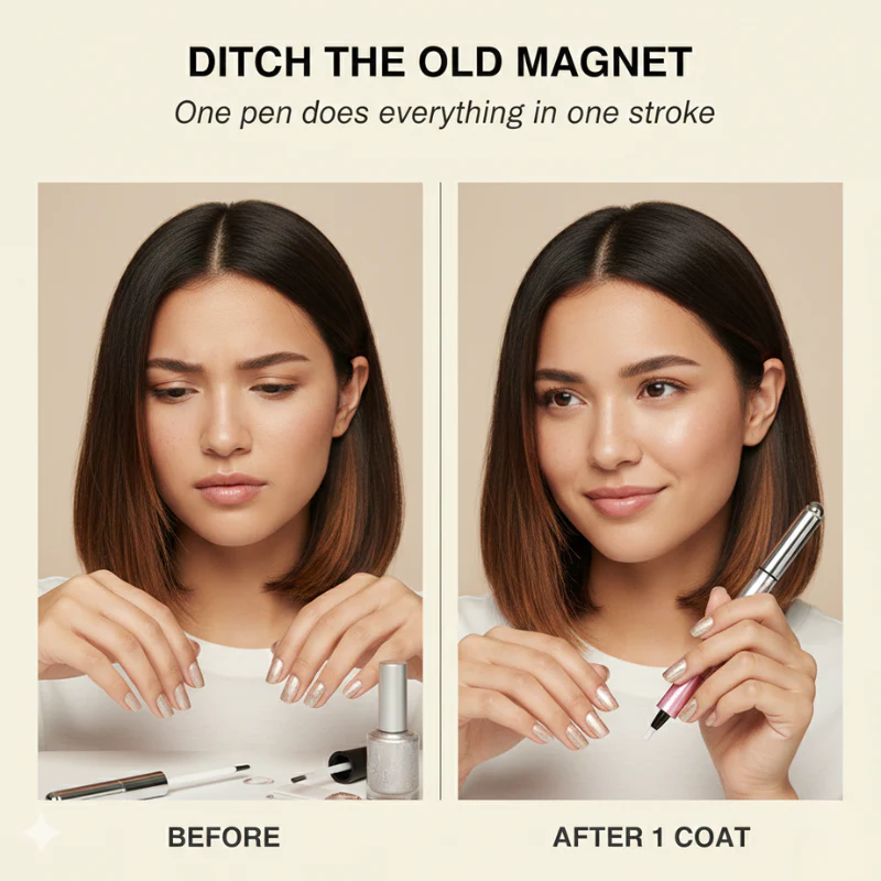 Opelle™ – 2-in-1 Magnetic Cat Eye Gel Nail Pen - 1+1 FREE - Image 4