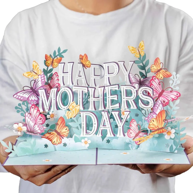 Bloomfold™ – 3D Pop-Up Mother's Day Card with Hidden Note Slot & Luxury Envelope + 1+1 FREE
