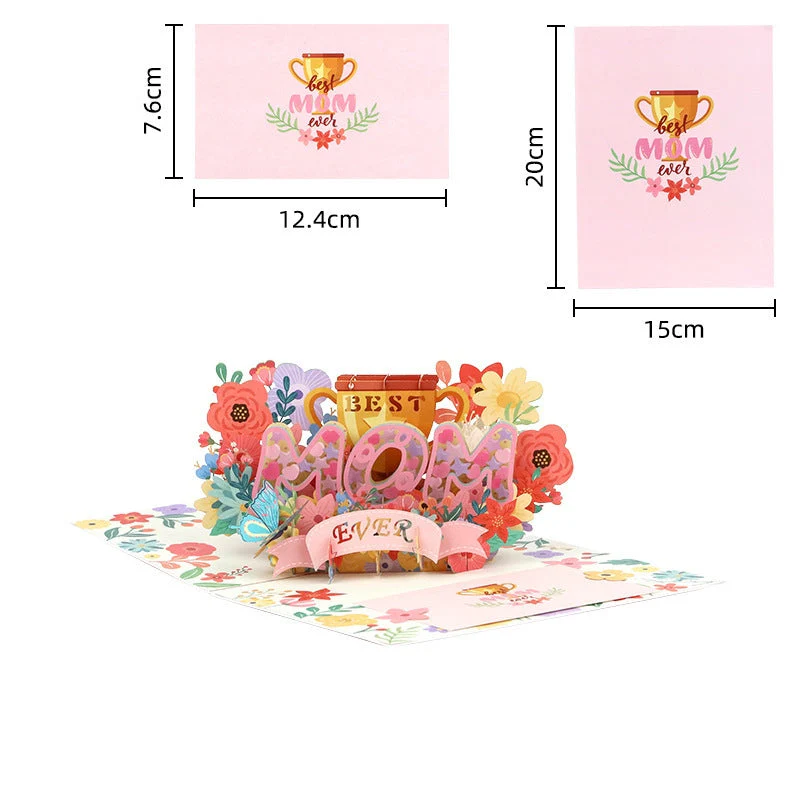 Bloomfold™ – 3D Pop-Up Mother's Day Card with Hidden Note Slot & Luxury Envelope + 1+1 FREE - Image 5