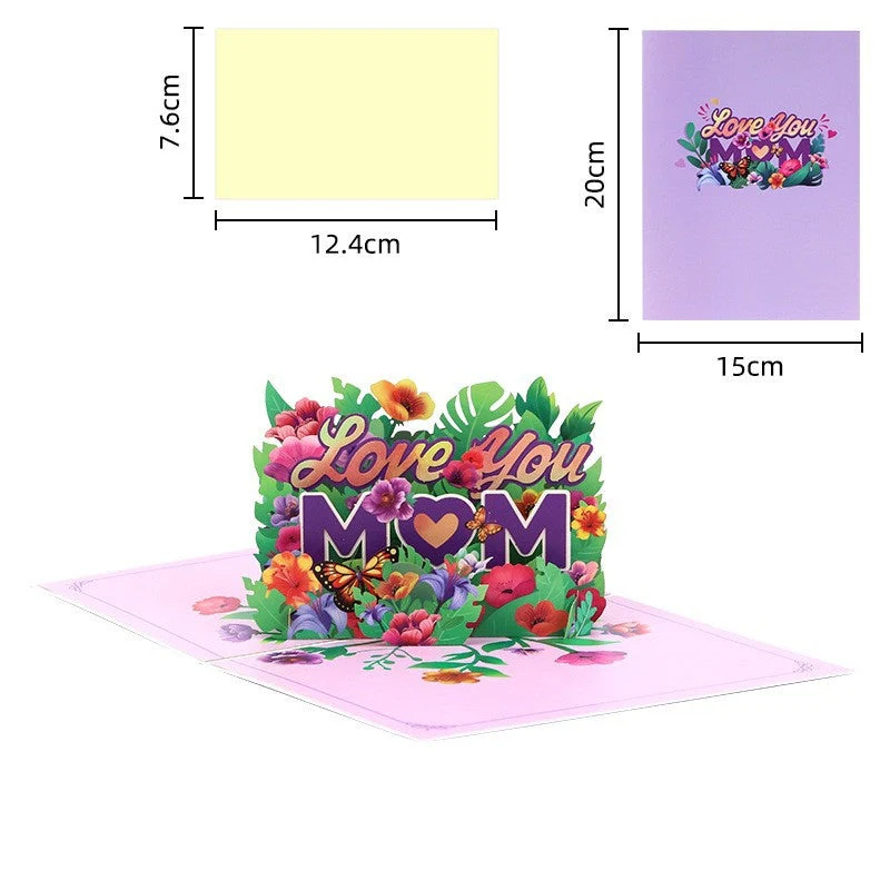 Bloomfold™ – 3D Pop-Up Mother's Day Card with Hidden Note Slot & Luxury Envelope + 1+1 FREE - Image 8