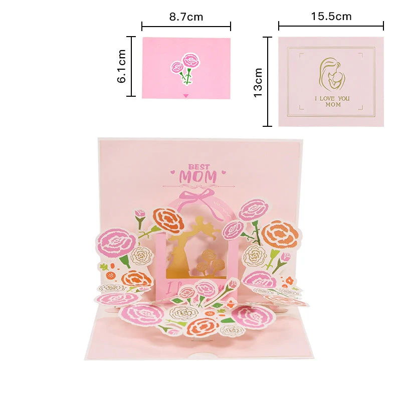 Bloomfold™ – 3D Pop-Up Mother's Day Card with Hidden Note Slot & Luxury Envelope + 1+1 FREE - Image 9