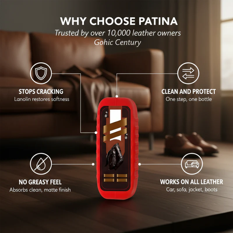 Patina™ – 2-in-1 Leather Cleaner & Conditioner with Lanolin + 50% OFF - Image 4