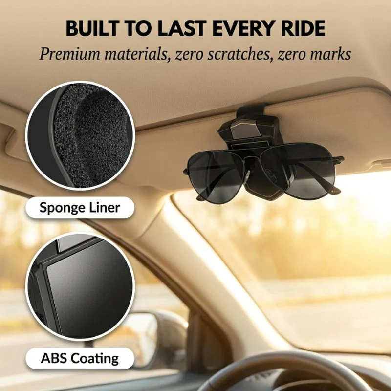 Perch™ – One-Touch Magnetic Sunglasses Holder Clip for Car Sun Visor + 1+1 FREE - Image 5