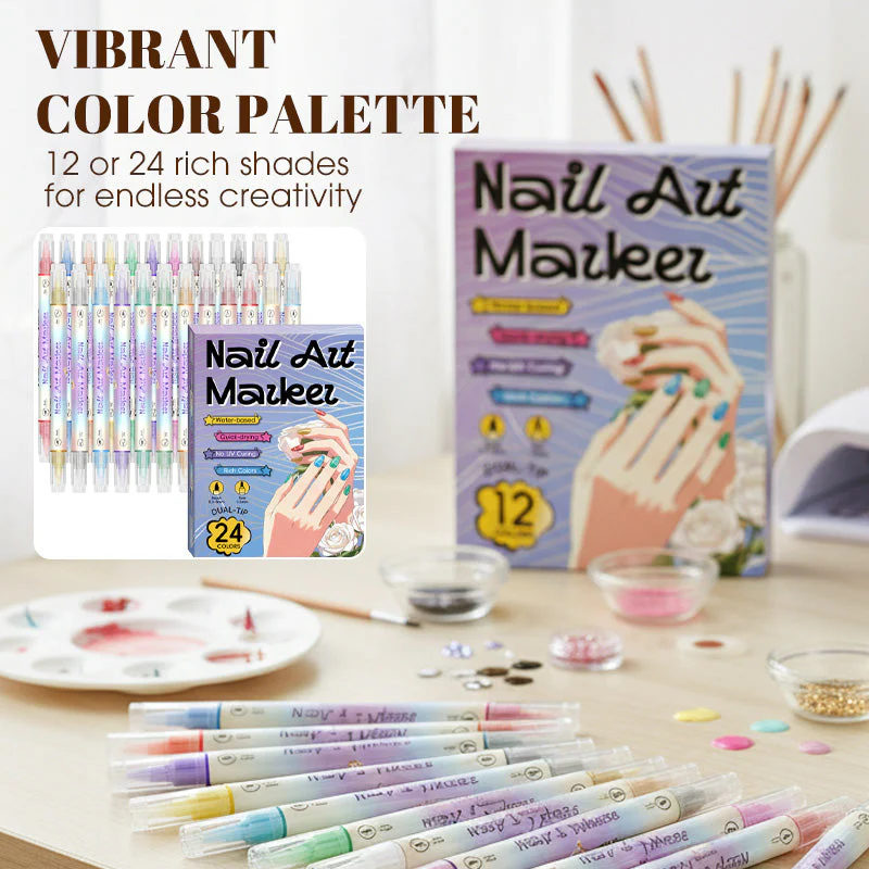 Petalink™ – Dual-Tip Nail Art Marker Pens, Water-Based & Quick-Dry + 50% OFF - Image 4