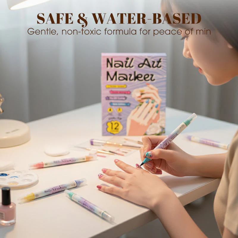 Petalink™ – Dual-Tip Nail Art Marker Pens, Water-Based & Quick-Dry + 50% OFF - Image 6