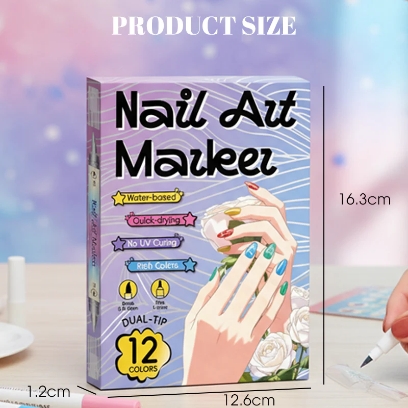 Petalink™ – Dual-Tip Nail Art Marker Pens, Water-Based & Quick-Dry + 50% OFF - Image 9