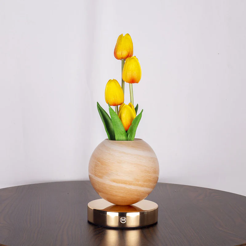 Petalune™ – Glass Globe Tulip Bouquet Night Light with Soft Warm Glow + 50% OFF - Image 11