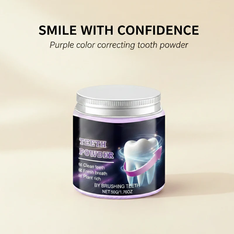 Prismint™ – Purple Color-Correcting Teeth Whitening Powder + 50% OFF