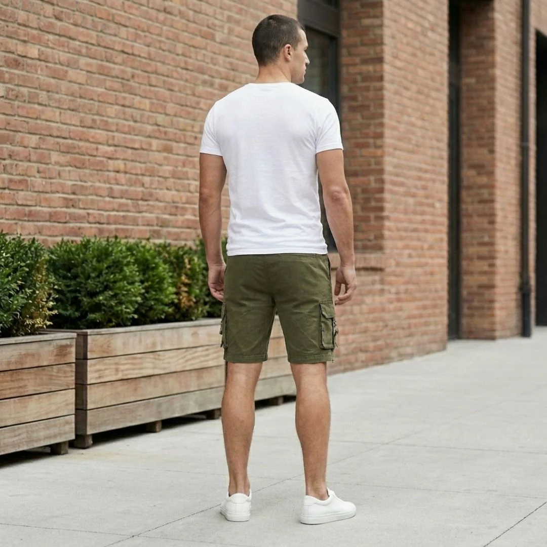 Rivet™ – Zipper Accent Multi-Pocket Tactical Cargo Shorts + 50% OFF - Image 3