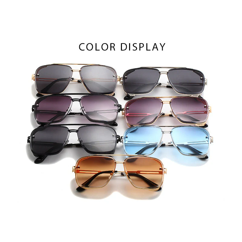 Rivett™ – Double Bridge UV400 Metal Frame Sunglasses + 50% OFF - Image 2