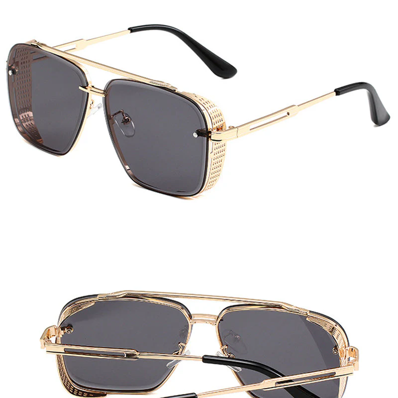 Rivett™ – Double Bridge UV400 Metal Frame Sunglasses + 50% OFF - Image 5