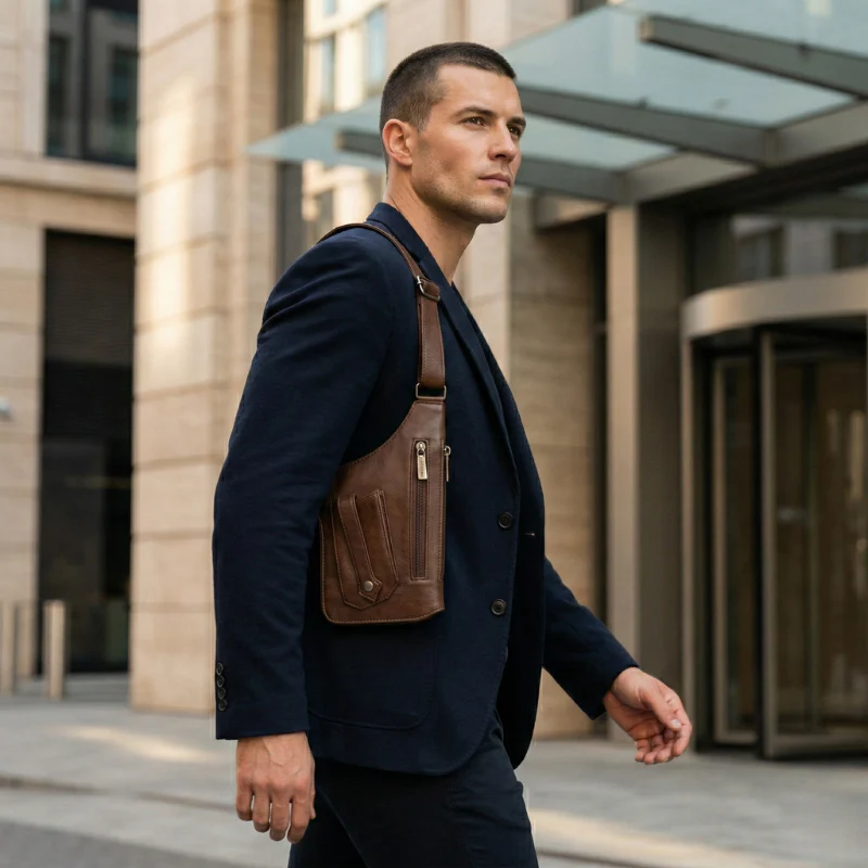 Rivett™ – Premium Leather Underarm Holster Bag + 50% OFF - Image 2