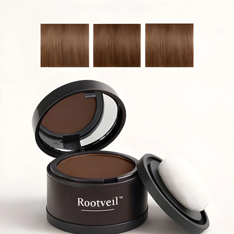Rootveil™ – Instant Root Cover & Grey Touch-Up Powder with Built-In Mirror + 50% OFF - Image 7
