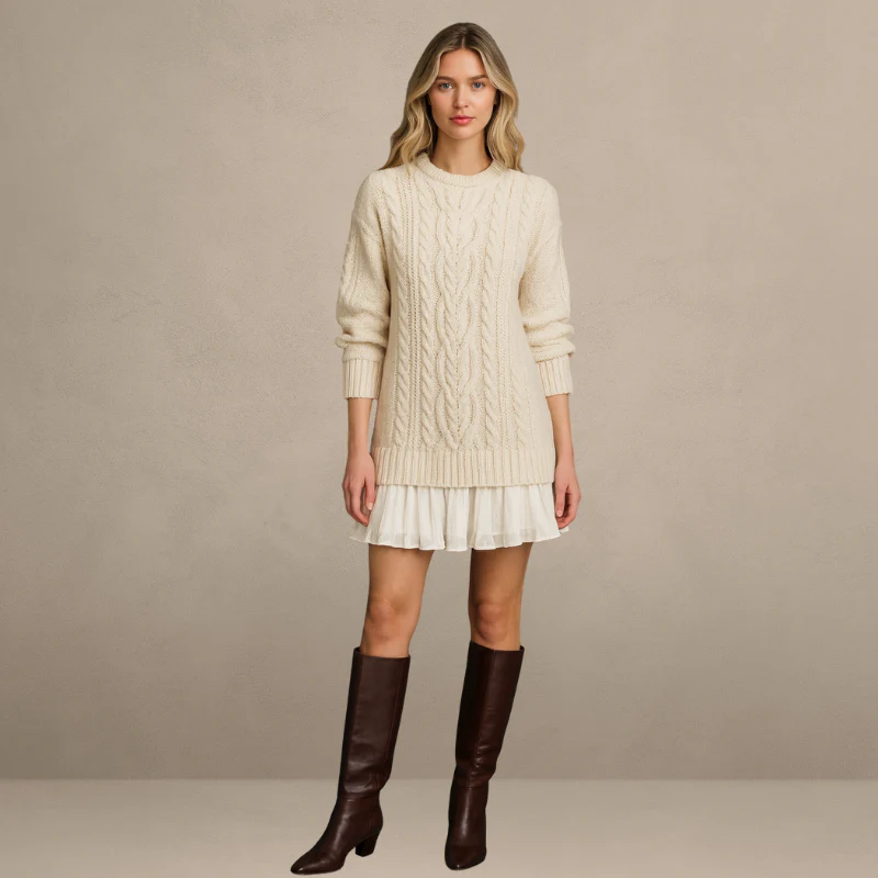 SilhouetteKnit - The Instant-Slimming Sweater Dress + 50% OFF