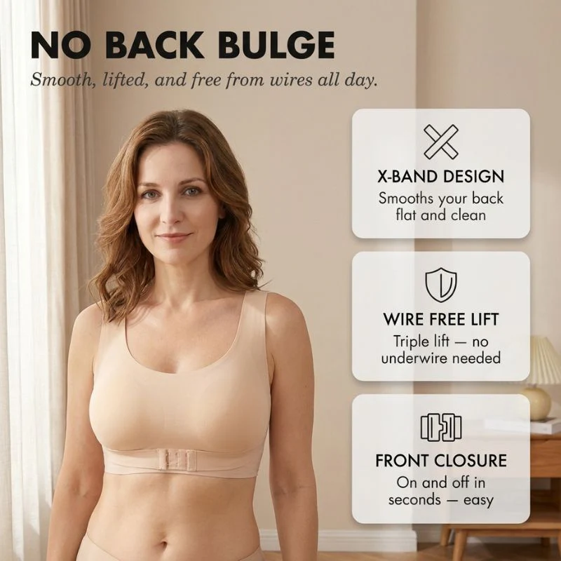 Silkaven™ – Front Closure X-Band Wireless Support Bra + 50% OFF - Image 4