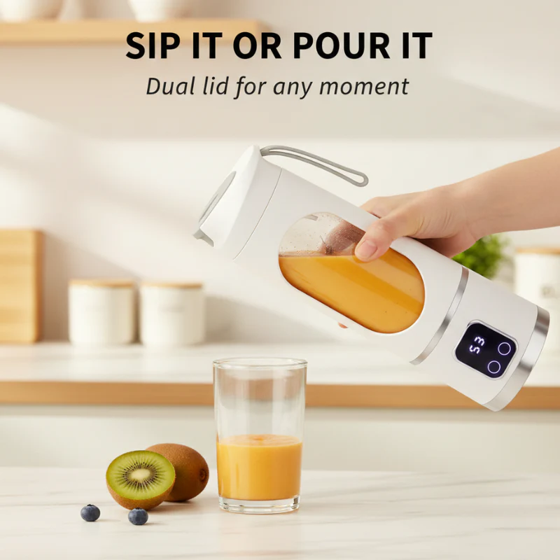 Sipcraft™ – Portable USB Rechargeable Blender with Digital Display (450ml) + 50% OFF - Image 3