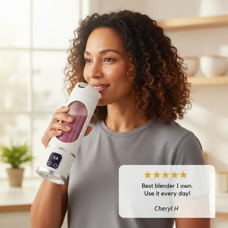 Sipcraft™ – Portable USB Rechargeable Blender with Digital Display (450ml) + 50% OFF - Image 7