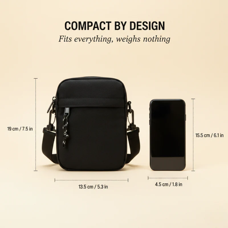 Slatepack™ – 4-Pocket Compact Crossbody Bag for Men + 50% OFF - Image 4